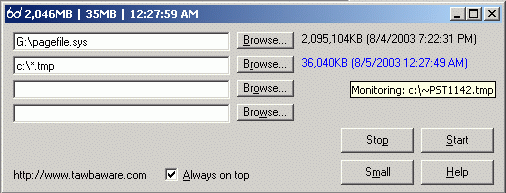 FileMonitor screenshot