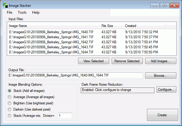 registar stacking software